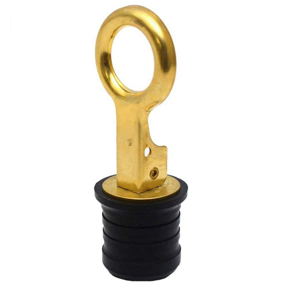 Sea-Dog 520072-1 Brass Snap Handle Drain Plug - 1-1/4"