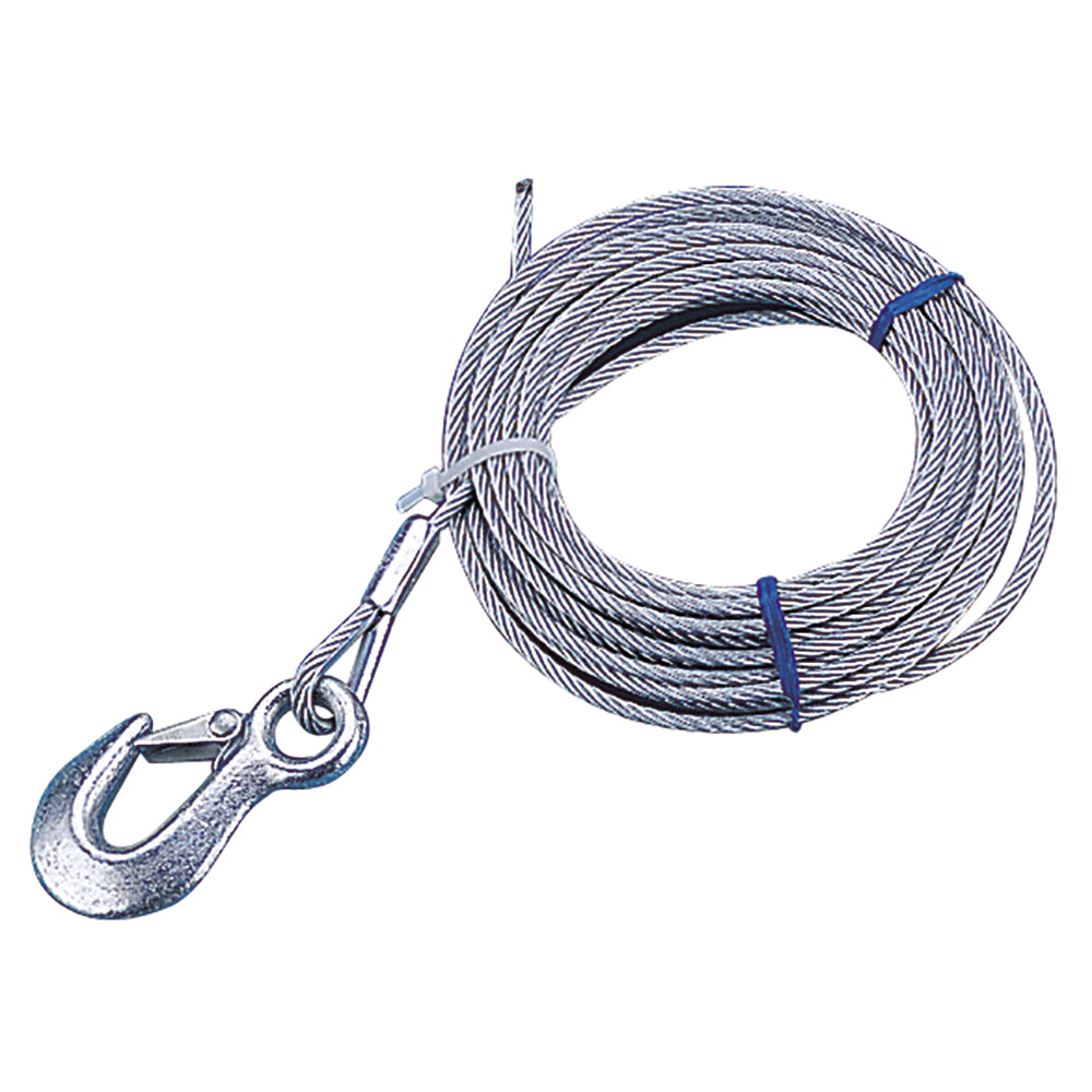 Sea-Dog 755220-1 Galvanized Winch Cable - 3/16" x 20