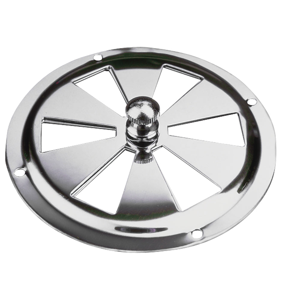 Sea-Dog 331440-1 Stainless Steel Butterfly Vent - Center Knob - 4"