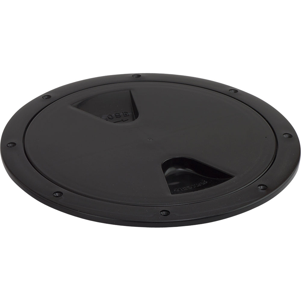 Sea-Dog 335755-1 Screw-Out Deck Plate - Black - 5"