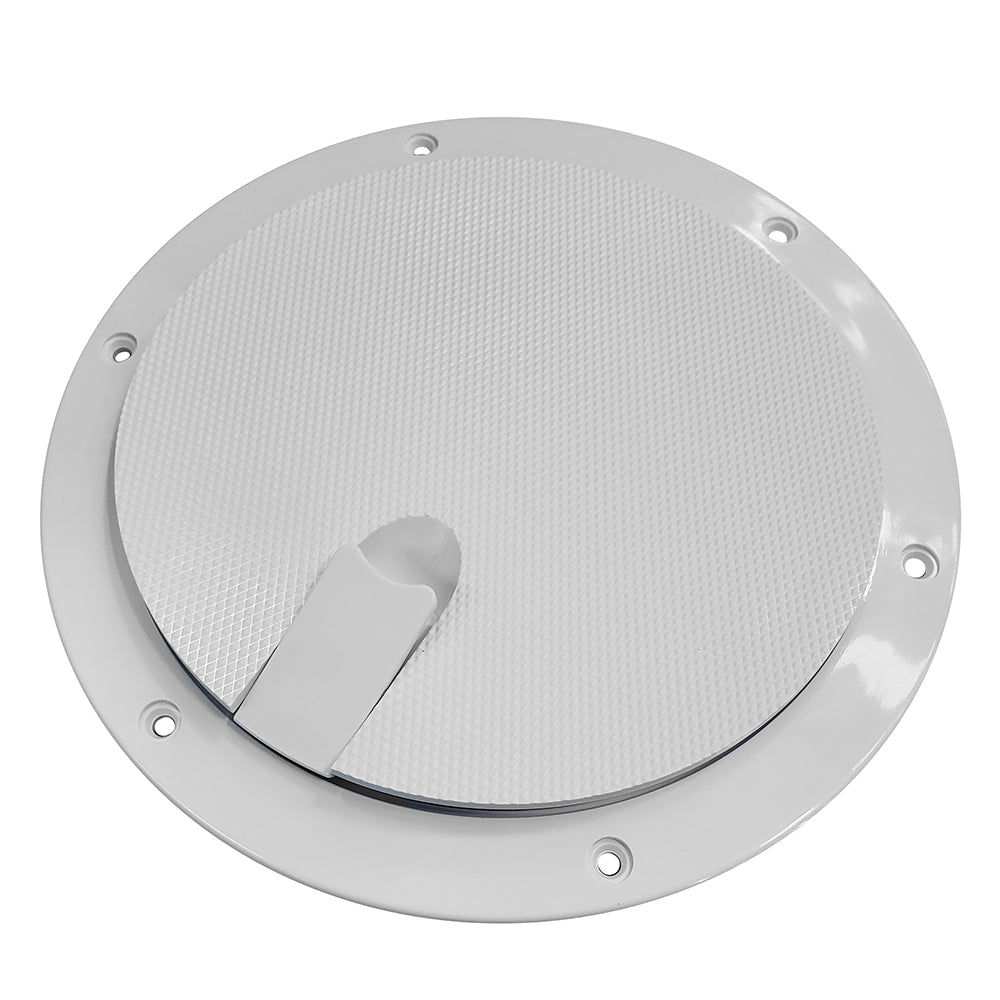 Sea-Dog 336282-1 Pop-Out Textured Deck Plate - White - 8"