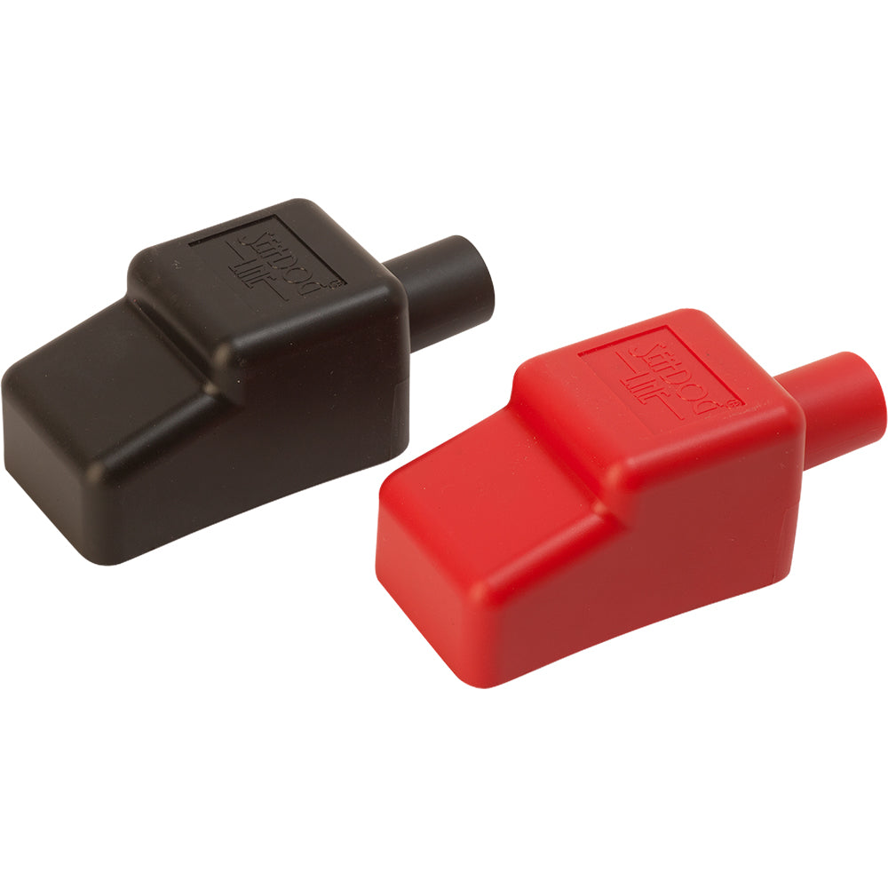 Sea-Dog 415115-1 Battery Terminal Covers - Red/Black - 5/8"