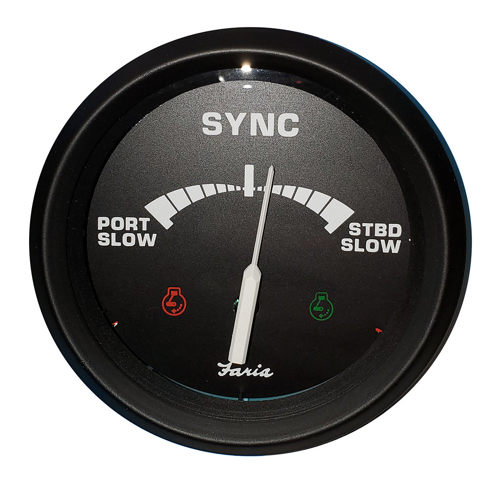 Faria 32807 4" Gauge Engine Synchronizer f/Dual Engines Gas Diesel