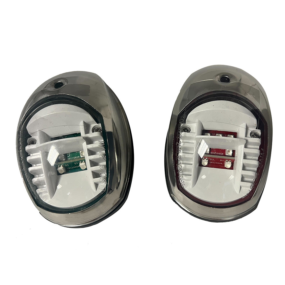 Sea-Dog 400070-1 Stainless Steel LED Navigation Lights - Port Starboard
