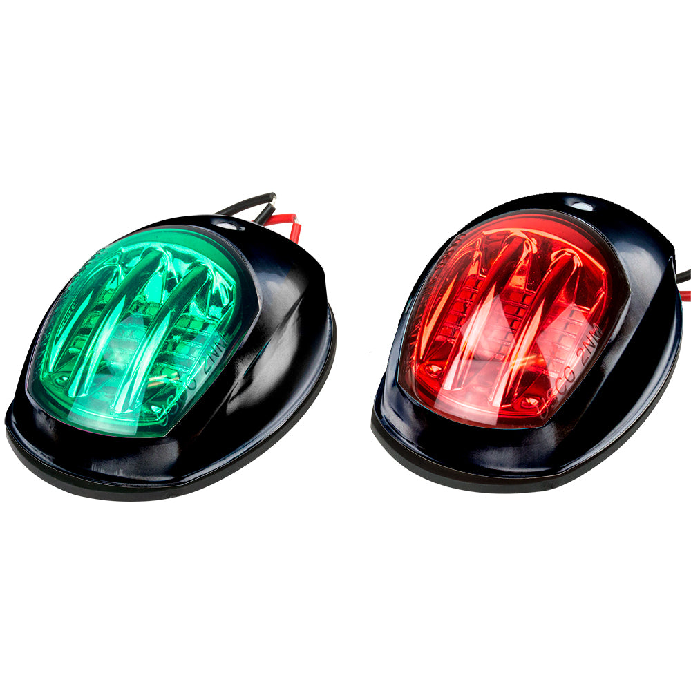 Sea-Dog 400073-1 Black LED Navigation Lights - Port Starboard