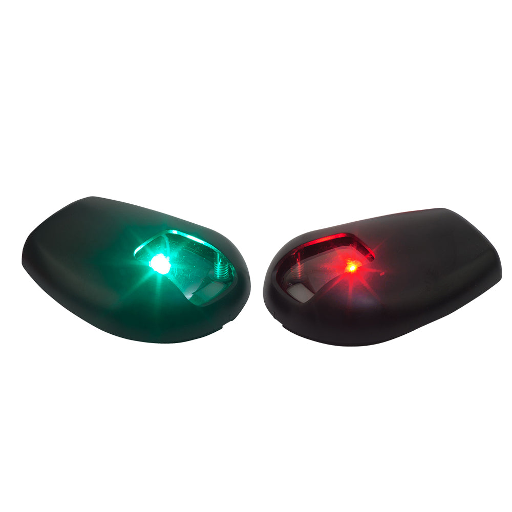 Sea-Dog 400078-1 Black Side Mount LED Navigation Lights - 1 NM - Port Starboard