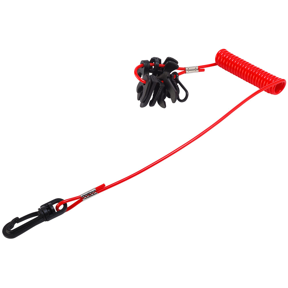 Sea-Dog 420496-1 10 Key Kill Switch Universal Lanyard