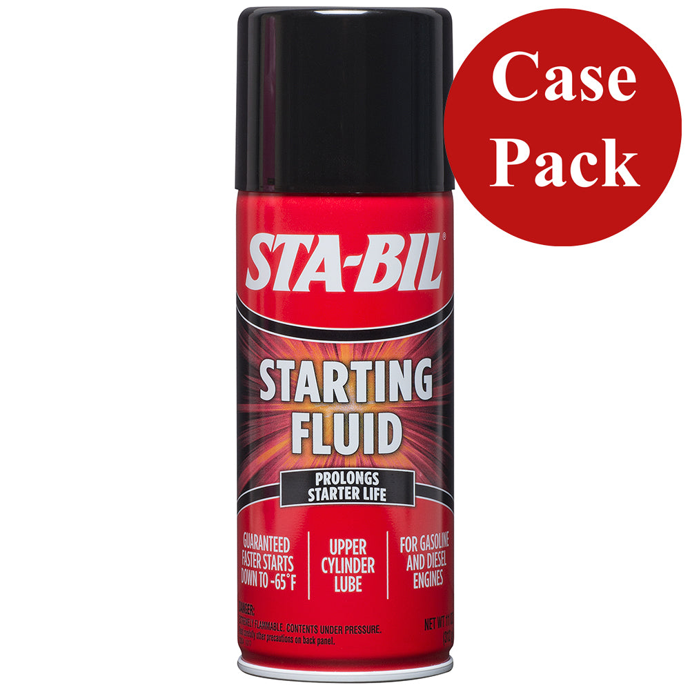 STA-BIL 22004CASE Starting Fluid - 11oz *Case of 6*