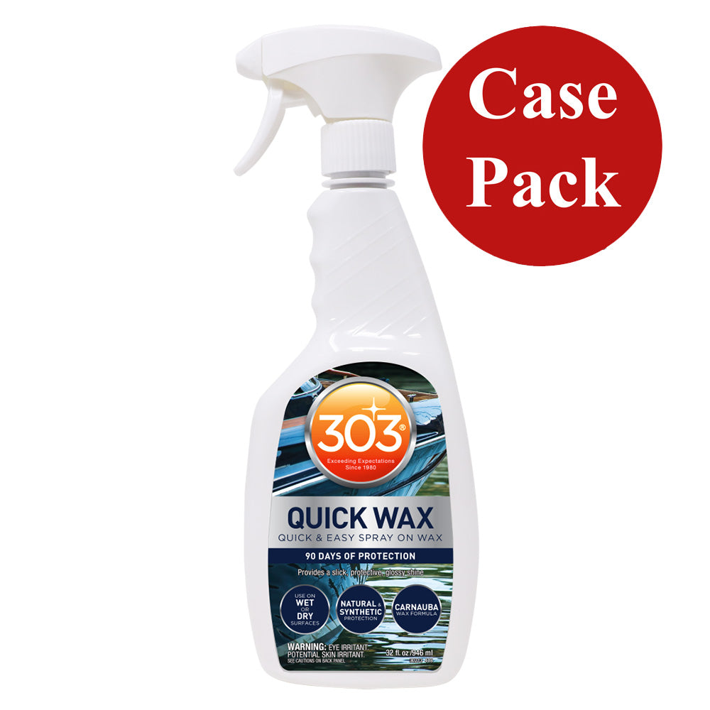 303 30213CASE Marine Quick Wax - 32oz *Case of 6*