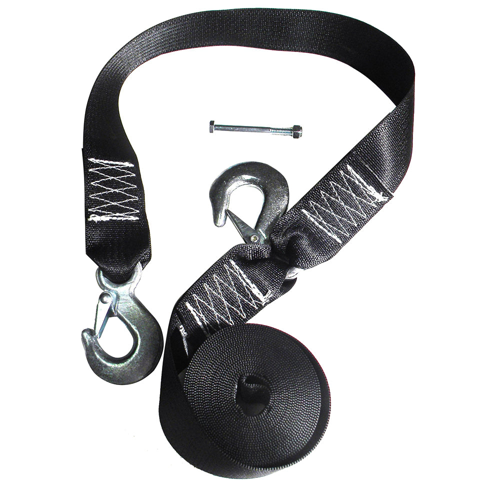 Rod Saver WS16S Winch Strap Replacement w/Safety Strap - 16