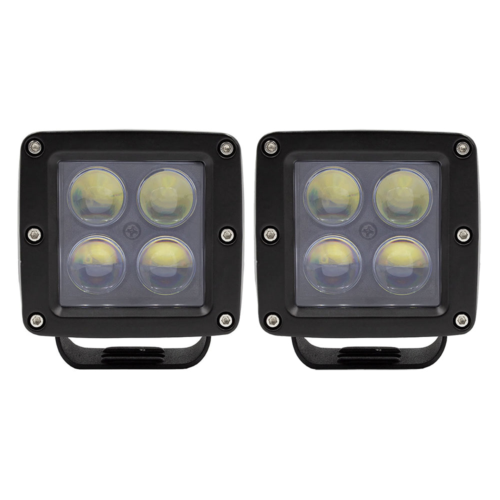 HEISE HE-ICL2PK 3" 4 LED Cube Light - 2-Pack
