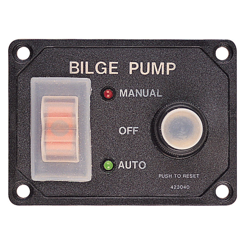 Sea-Dog 423046-1 Splash Guard Bilge Pump Panel w/Circuit