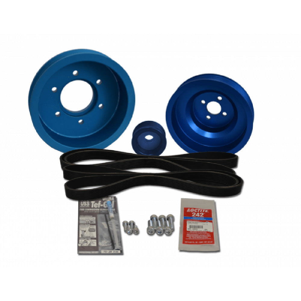 Balmar 48-YSP-4JH-D Pulley Kit f/Yanmar 4JH3-TE, 4JH3-HTE