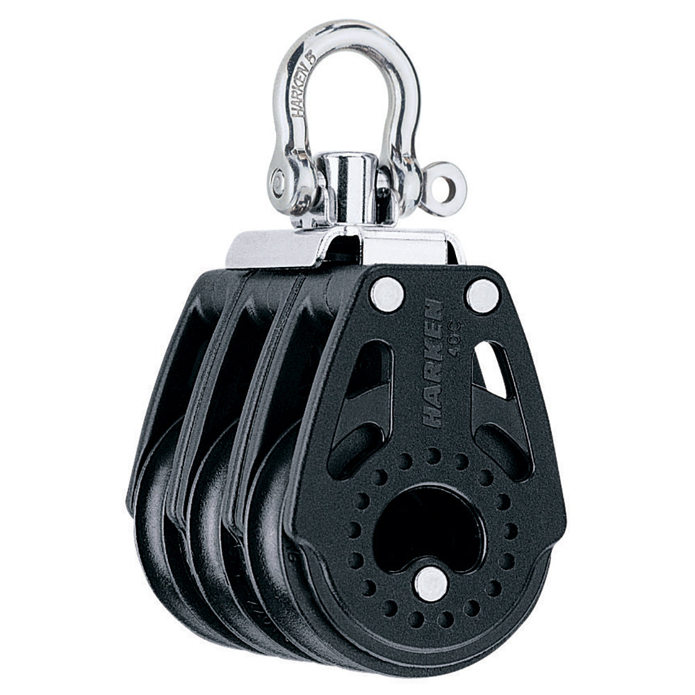 Harken 2640 40mm Carbo Air Triple Swivel Block