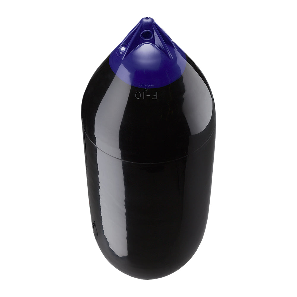 Polyform F-10 BLACK F-10 Twin Eye Fender 18" x 50" - Black
