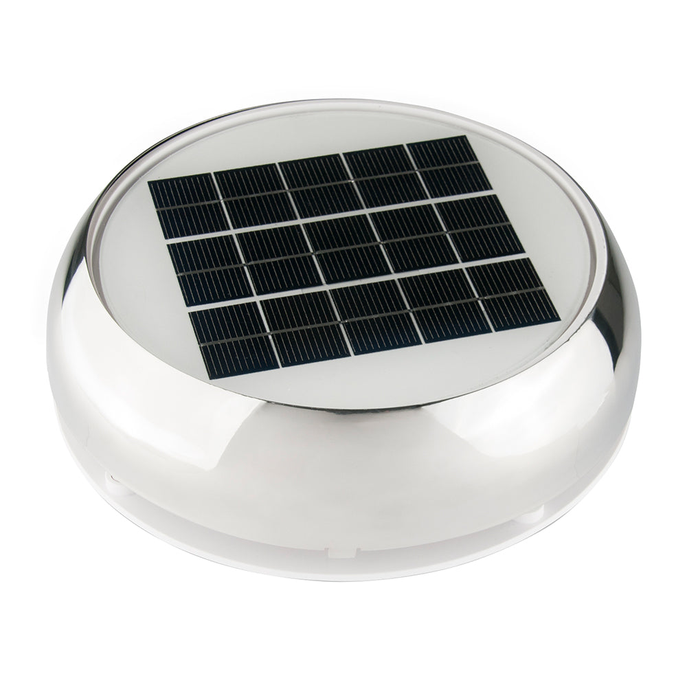 Marinco N20804S 4" Day/Night Solar Vent - Stainless Steel