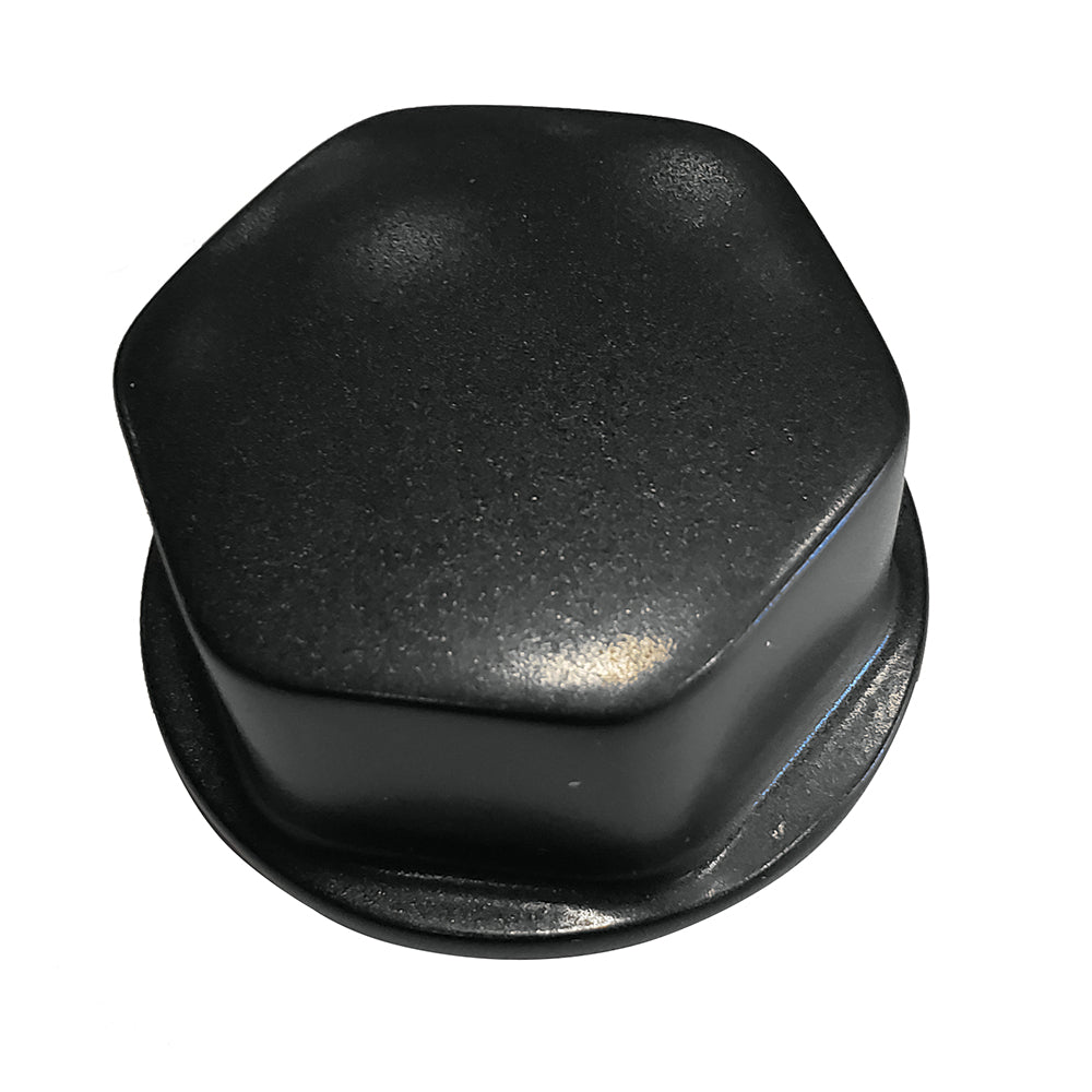 Schmitt Marine CAP030B Faux Center Nut Black w/1/2" 5/8" M12 Base f/Cast Steering Wheels