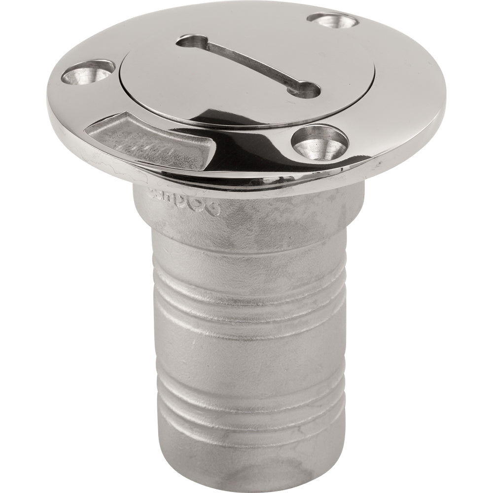 Sea-Dog 351323-1 Stainless Steel Cast Hose Deck Fill Fits 1-1/2" Hose - Waste