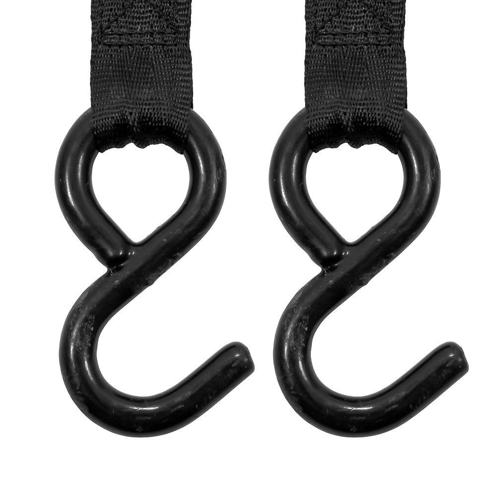 Camco 50030 Retractable Tie Down Straps - 2" Width 5.5 Bolt On