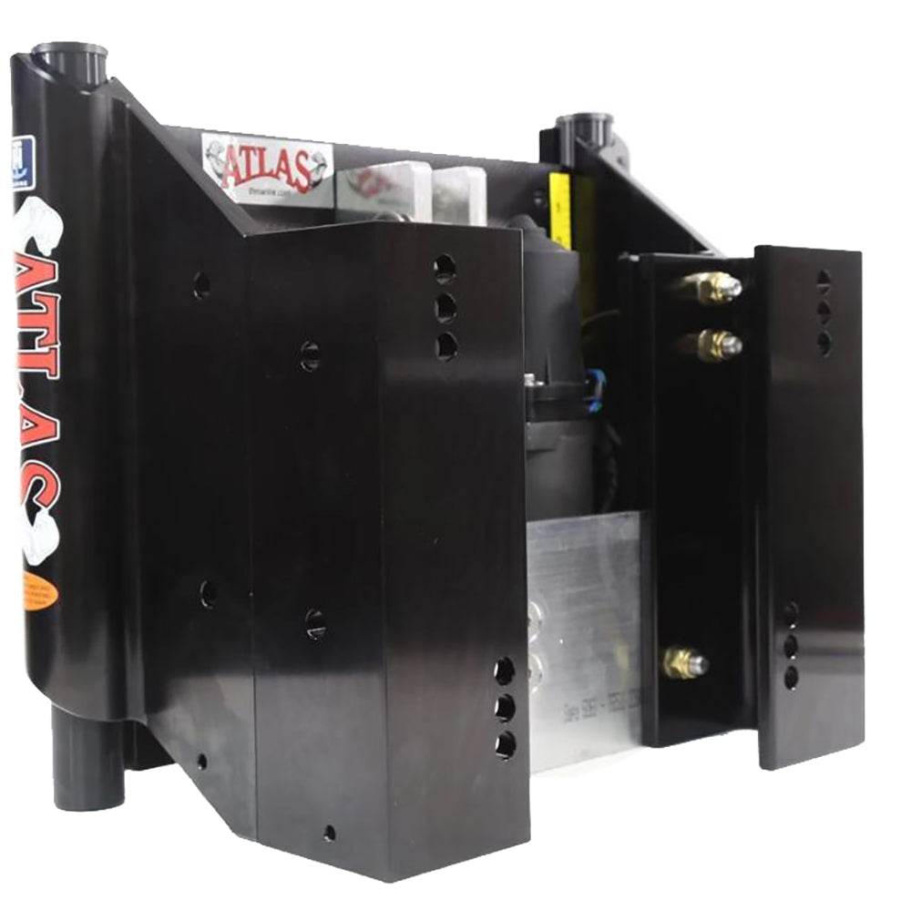 T-H Marine AHJ-4VHD-B-DP ATLAS 4" Set Back Hydraulic Jack Plate - Heavy Duty Black