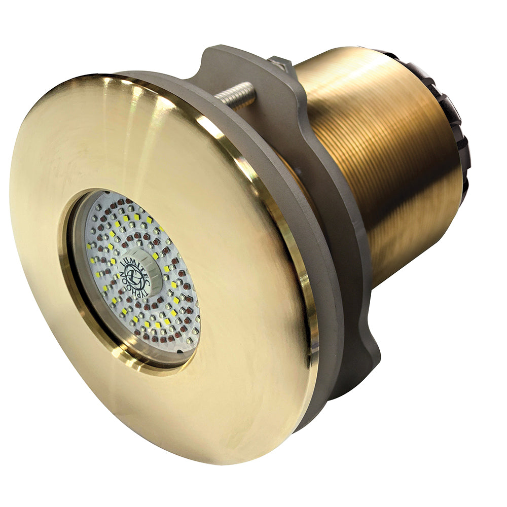 Lumitec 101451 SeaBlaze Typhoon Underwater Light - Bronze Thru-Hull LED Light - Spectrum RGBW - Flush Mount