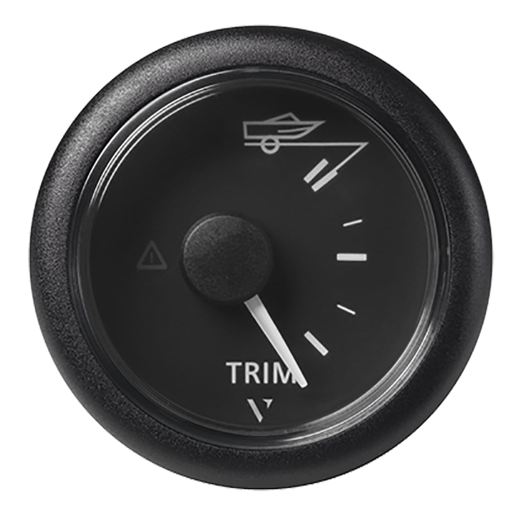 Veratron A2C59514180 52MM (2-1/16") ViewLine Trim Indicator Gauge Up/Down - Black Dial Round Bezel