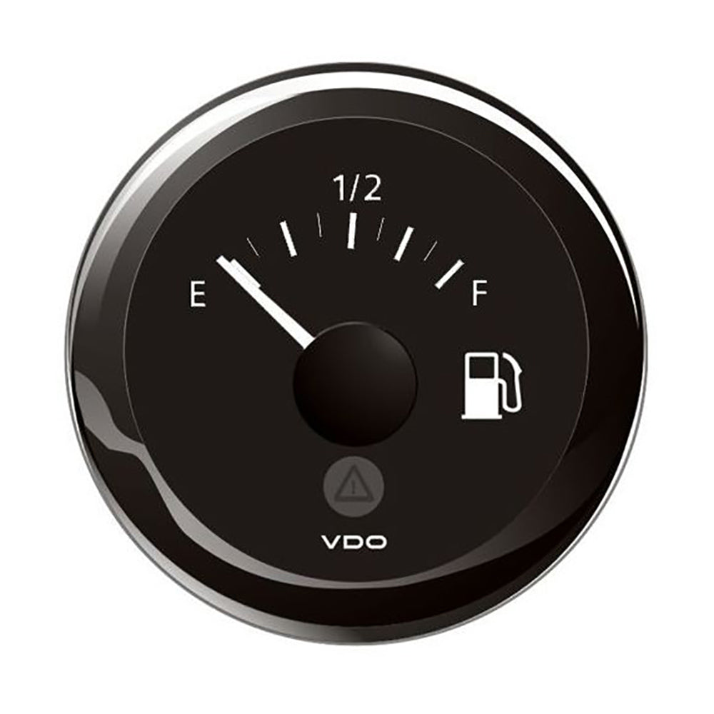 Veratron A2C59514091 52MM (2-1/16") ViewLine Tank Level Gauge E/F - 3-180 Ohm - Black Dial Bezel