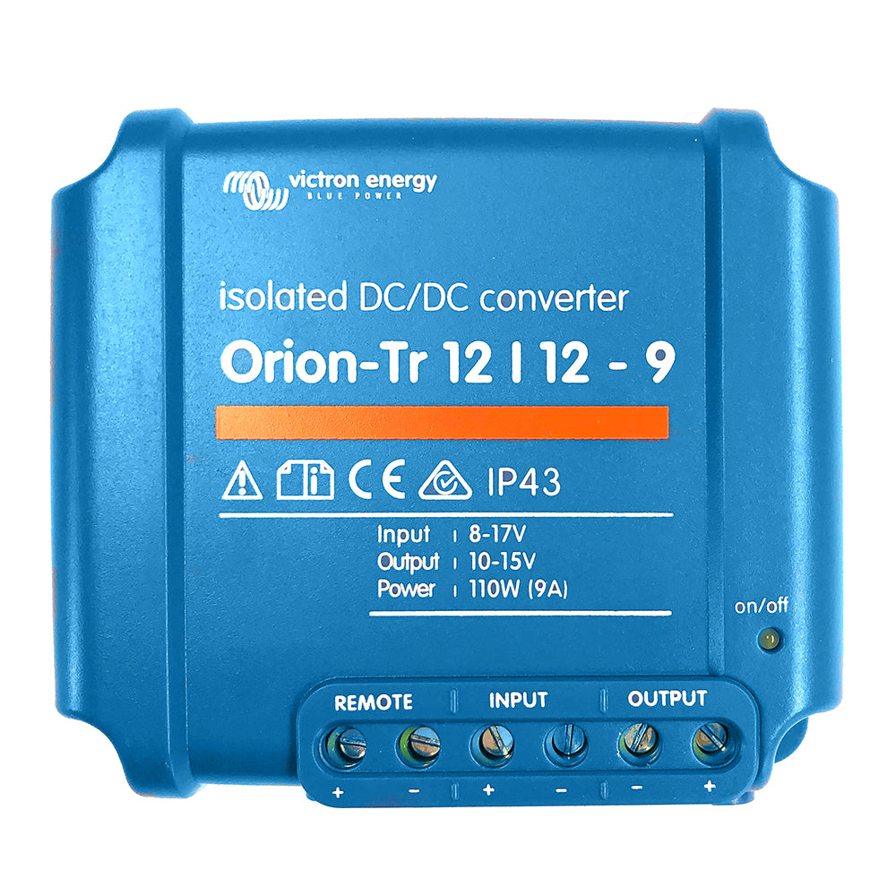 Victron ORI121210110R Orion-TR DC-DC Converter - 12 VDC to 12 VDC - 9AMP Isolated