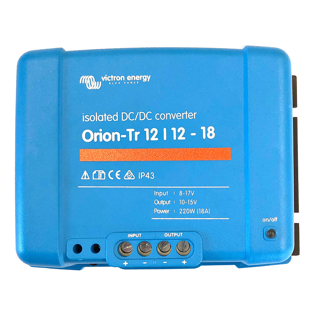 Victron ORI121222110 Orion-TR DC-DC Converter - 12 VDC to 12 VDC - 18AMP Isolated
