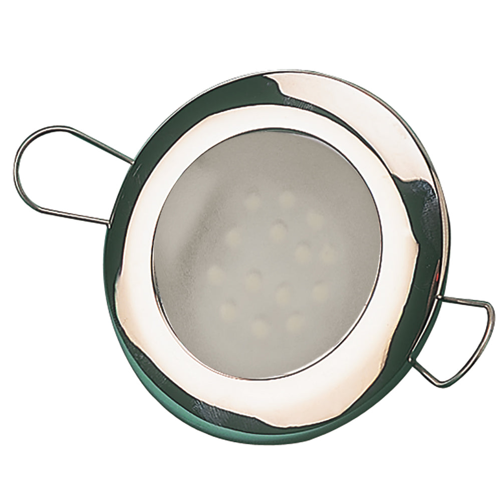 Sea-Dog 404332-3 LED Overhead Light 2-7/16" - Brushed Finish - 60 Lumens - Frosted Lens - Stamped 304 Stainless Steel