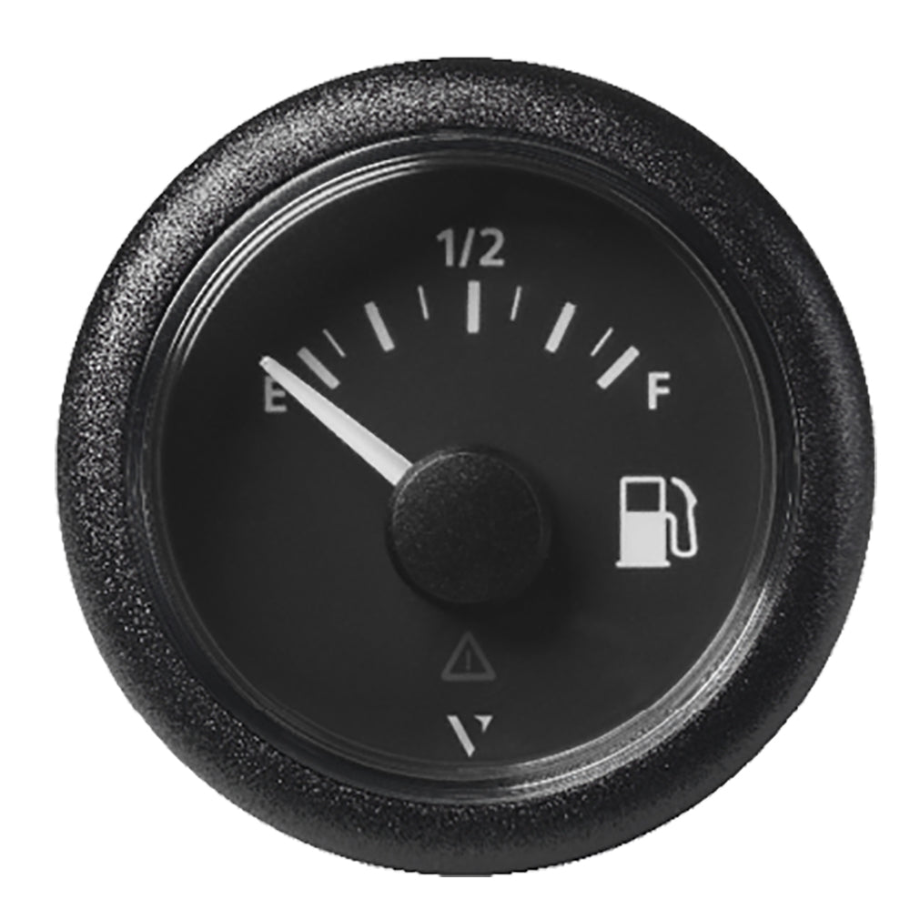 Veratron A2C59514094 52MM (2-1/16") ViewLine Fuel Level Gauge Empty/Full - 240-33.5 OHM - Black Dial Round Bezel
