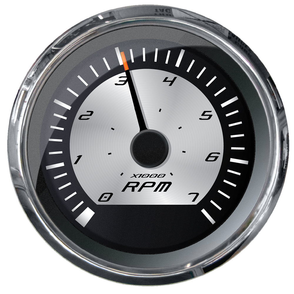 Faria 22009 Platinum 4" Tachometer - 7000 RPM (Gas - Inboard, Outboard I/O)