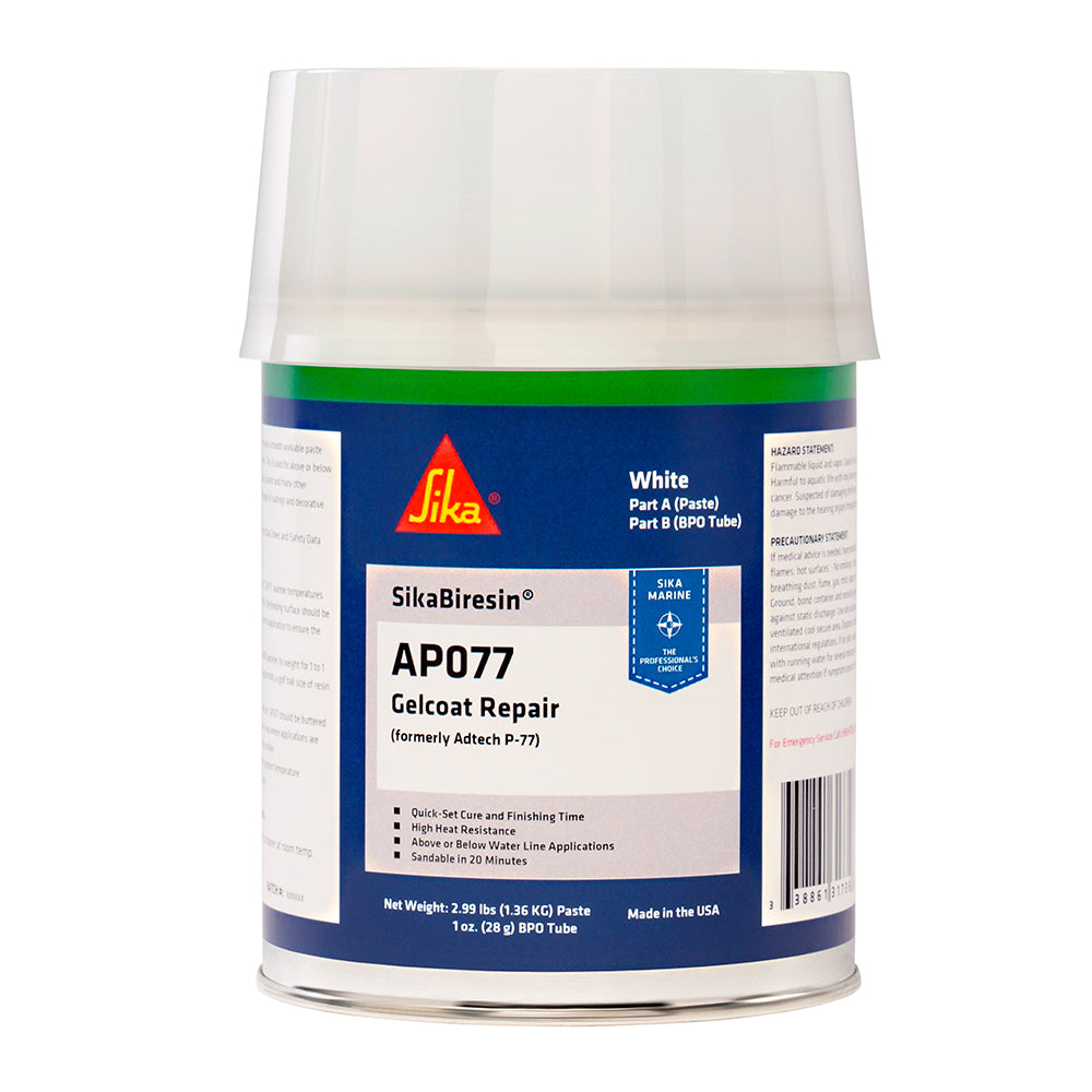 Sika 611547 SikaBiresin AP077 + BPO Cream Hardener - White - Quart