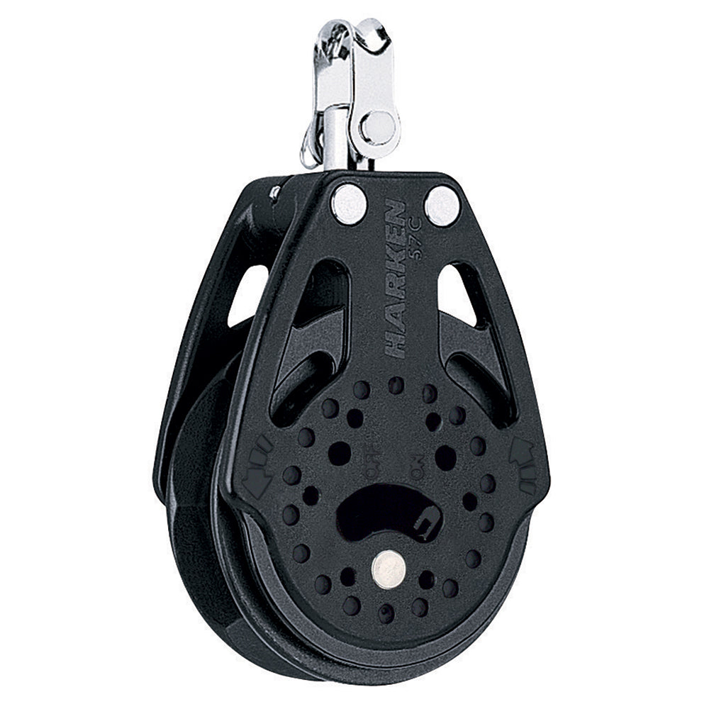 Harken 2135 57mm Carbo Single Ratchet Block w/Swivel