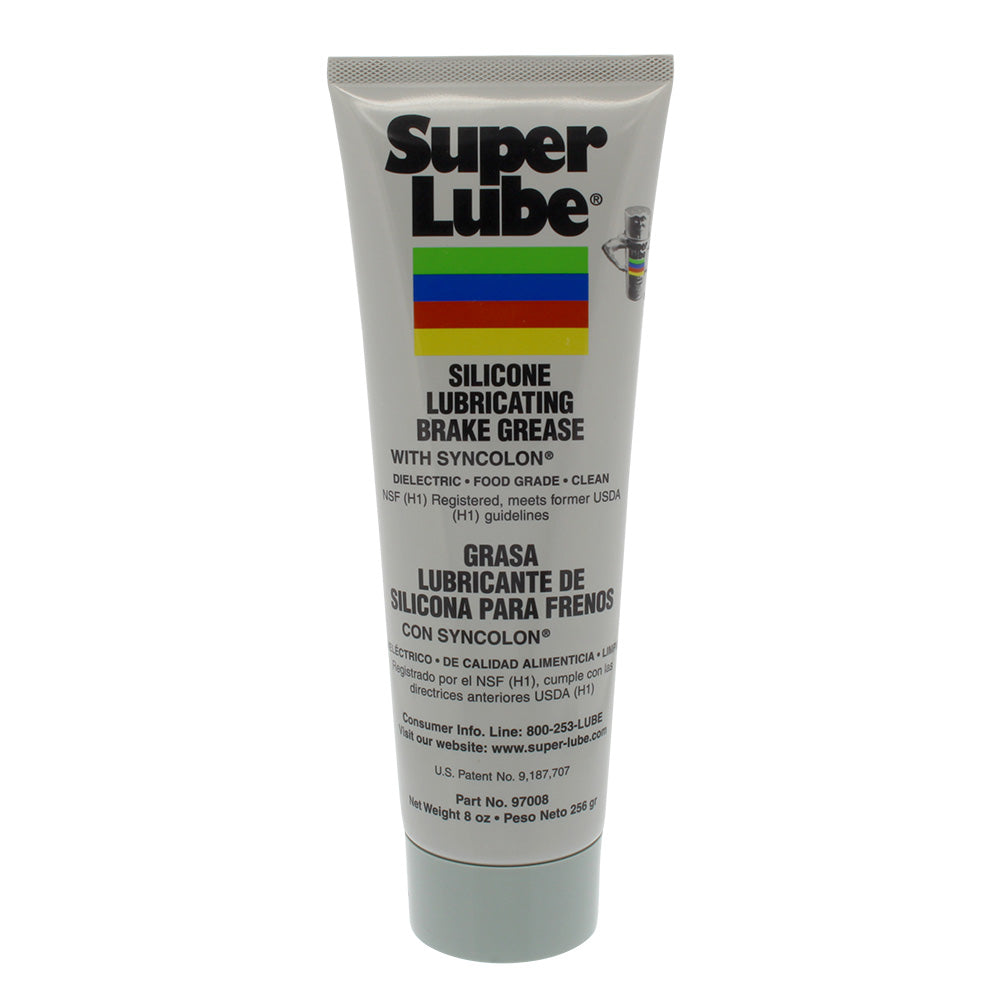 Super Lube 97008 Silicone Lubricating Brake Grease w/Syncolon - 8oz Tube