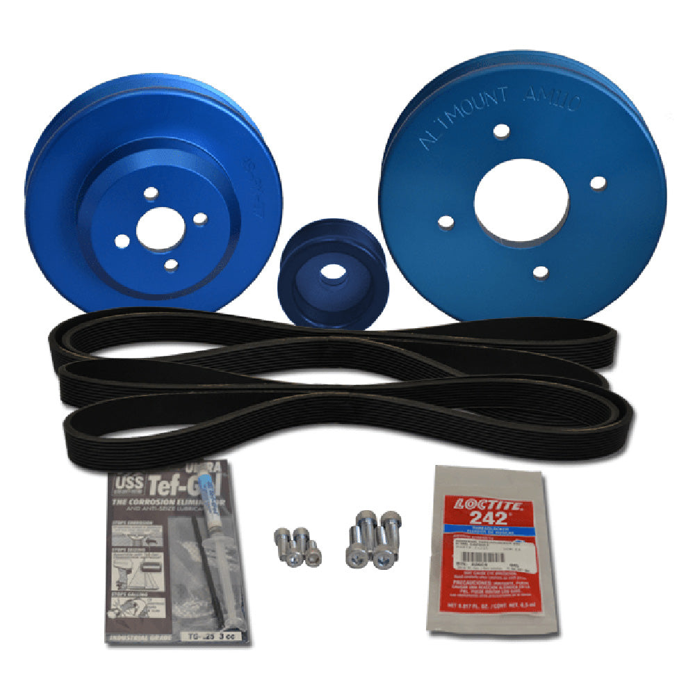 Balmar 48-YSP-3JH-C Pulley Kit f/Yanmar 3JH2-TE, 3JH2-E