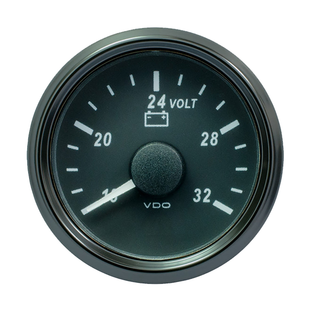 VDO A2C3832780030 SingleViu 52mm (2-1/16") Voltmeter f/24V Systems - 32V
