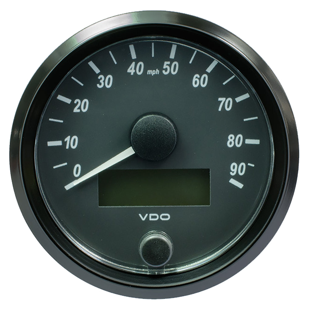 VDO A2C3832900030 SingleViu 80mm (3-1/8") Speedometer - 90MPH
