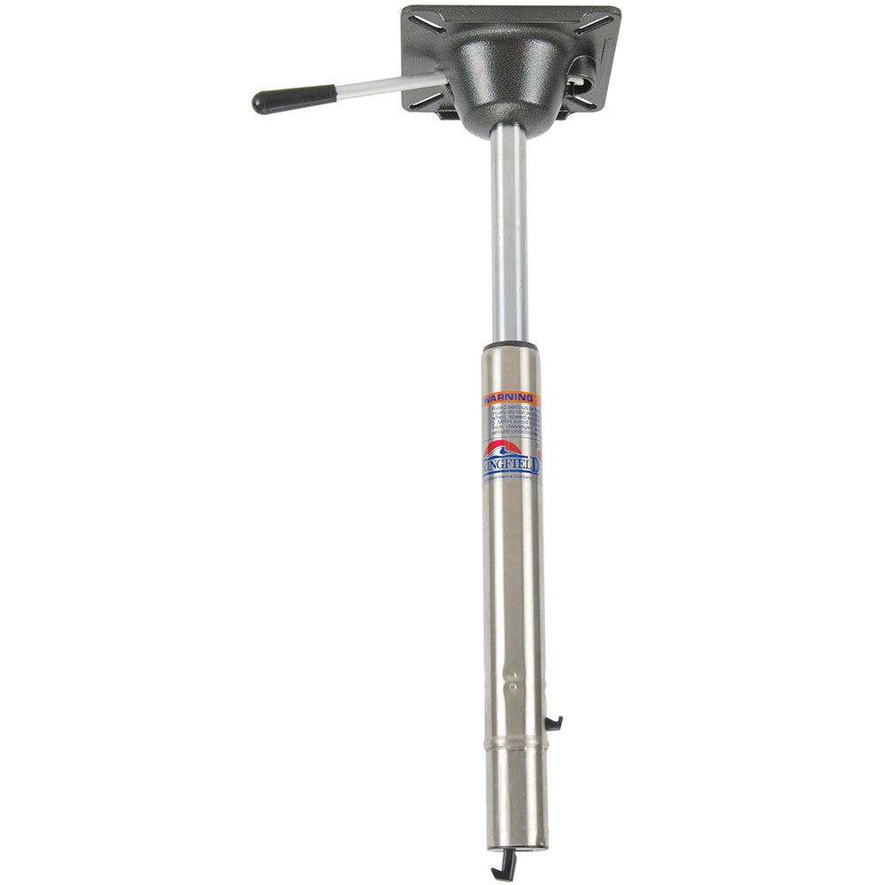 Springfield 1642005 Spring-Lock Power-Rise Adjustable Sit-Down Post - Stainless Steel