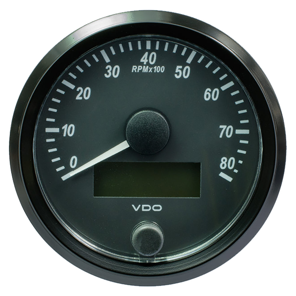 VDO A2C3833020030 SingleViu 80mm (3-1/8") Tachometer - 8000 RPM