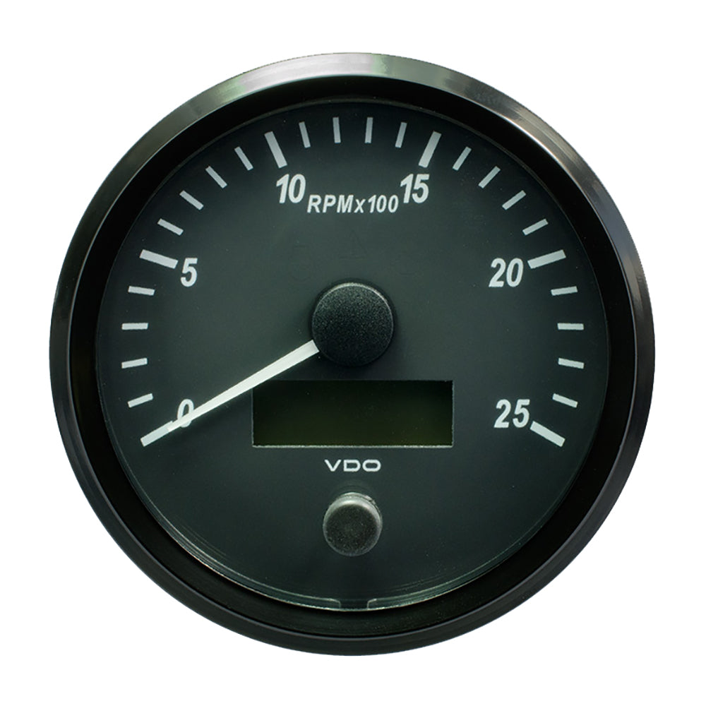 VDO A2C3832820030 SingleViu 100mm (4") Tachometer - 2500 RPM