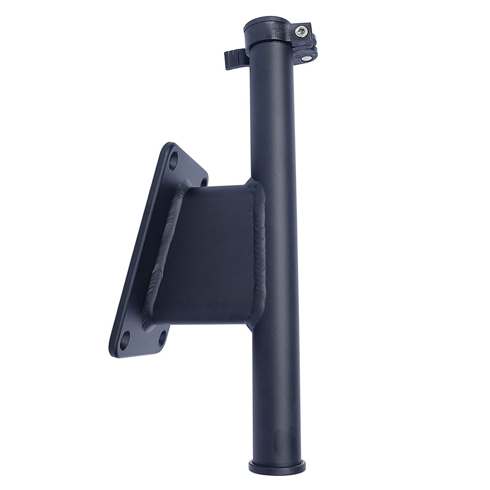 Panther KPS50B 5" Set Back Transom Mount Bracket - Black - Powder Coat
