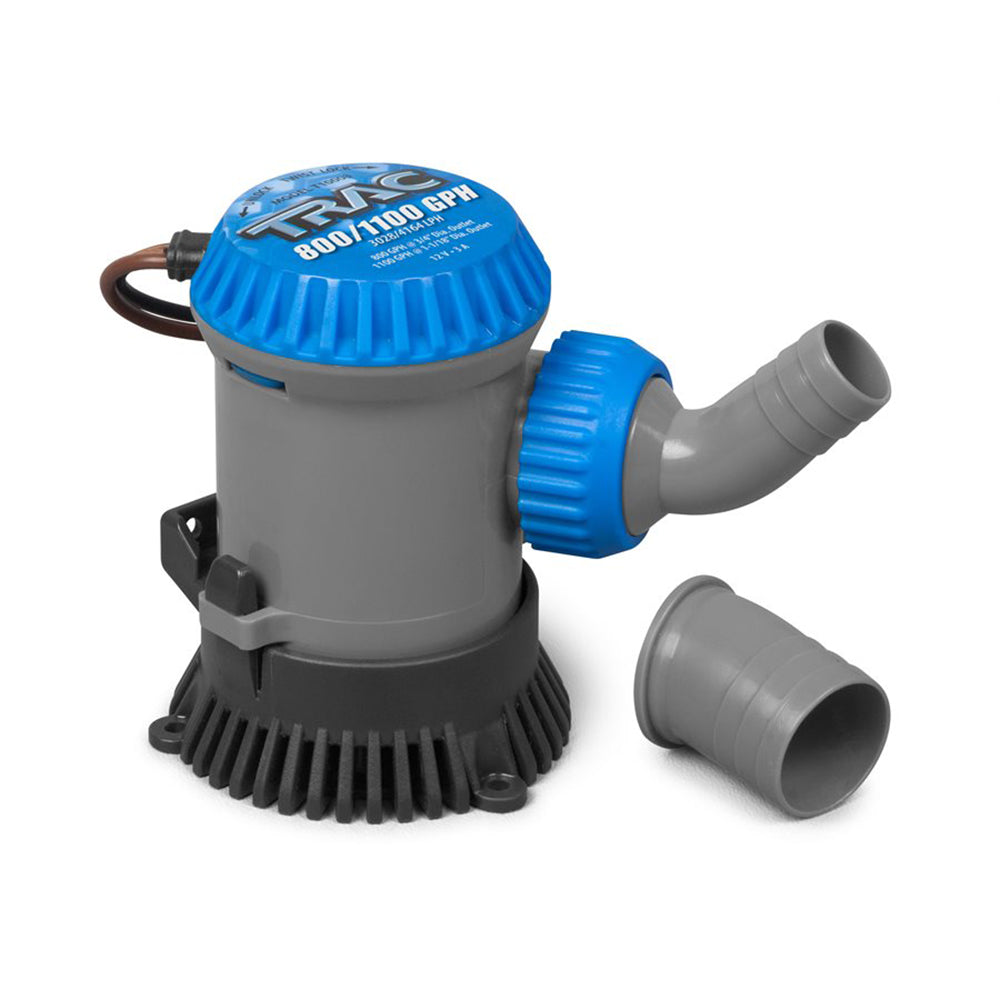 TRAC Outdoors 69301 Bilge Pump - 800/1100 GPH - Non-Automatic
