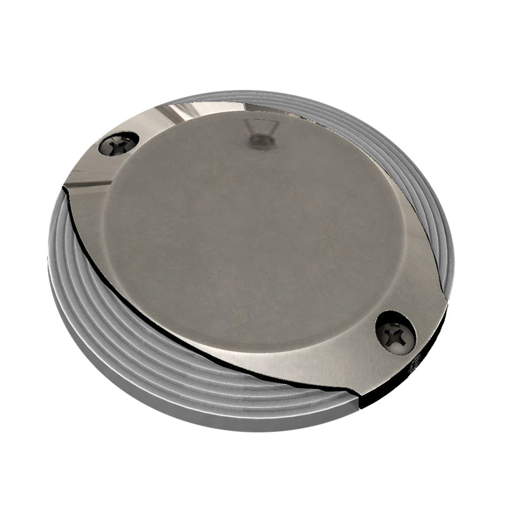 Lumitec 101672 Scallop Surface Mount Pathway Light - Spectrum RGBW/Warm White - Stainless Steel Housing