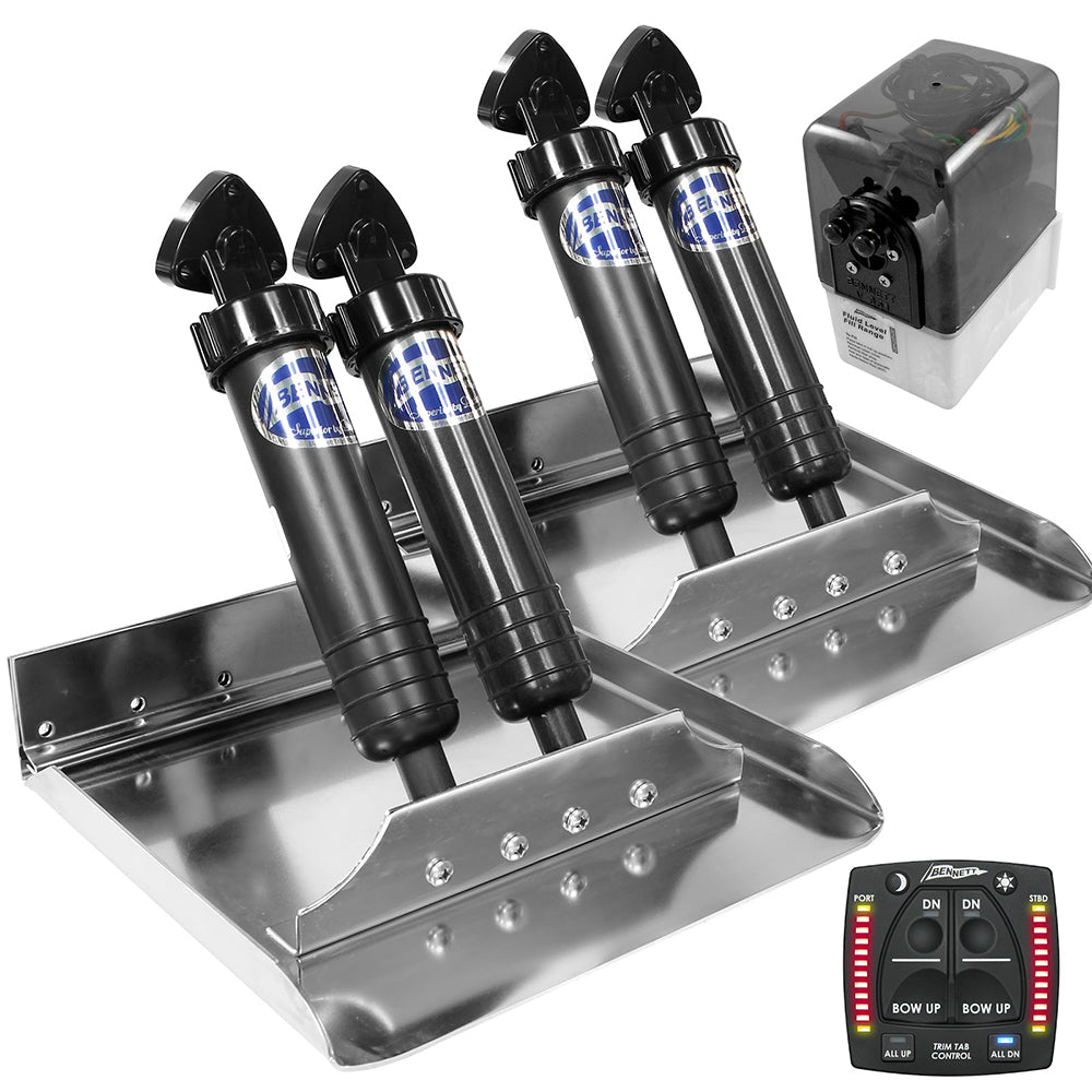 Bennett Marine ST12OBI 12x12 Sport Tab System w/One Box Indication