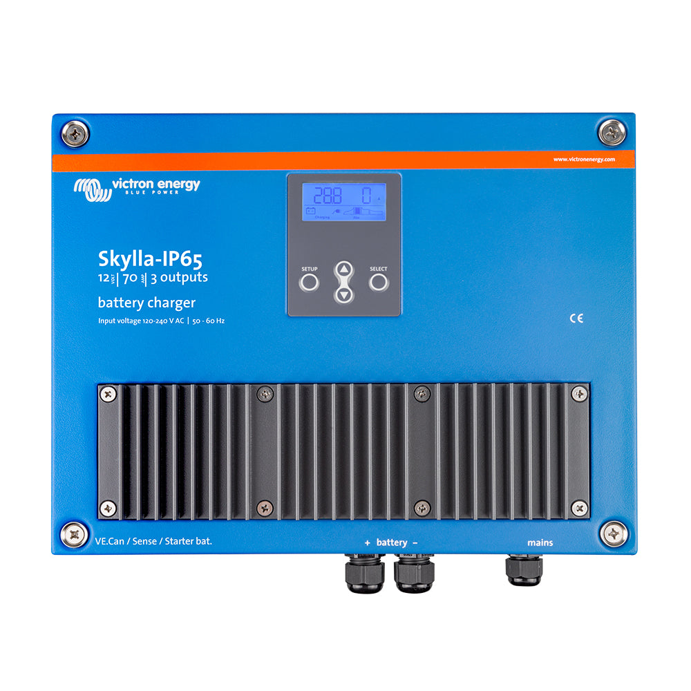 Victron SKY012070100 Skylla-IP65 12/70 3-Bank 120-240VAC Battery Charger