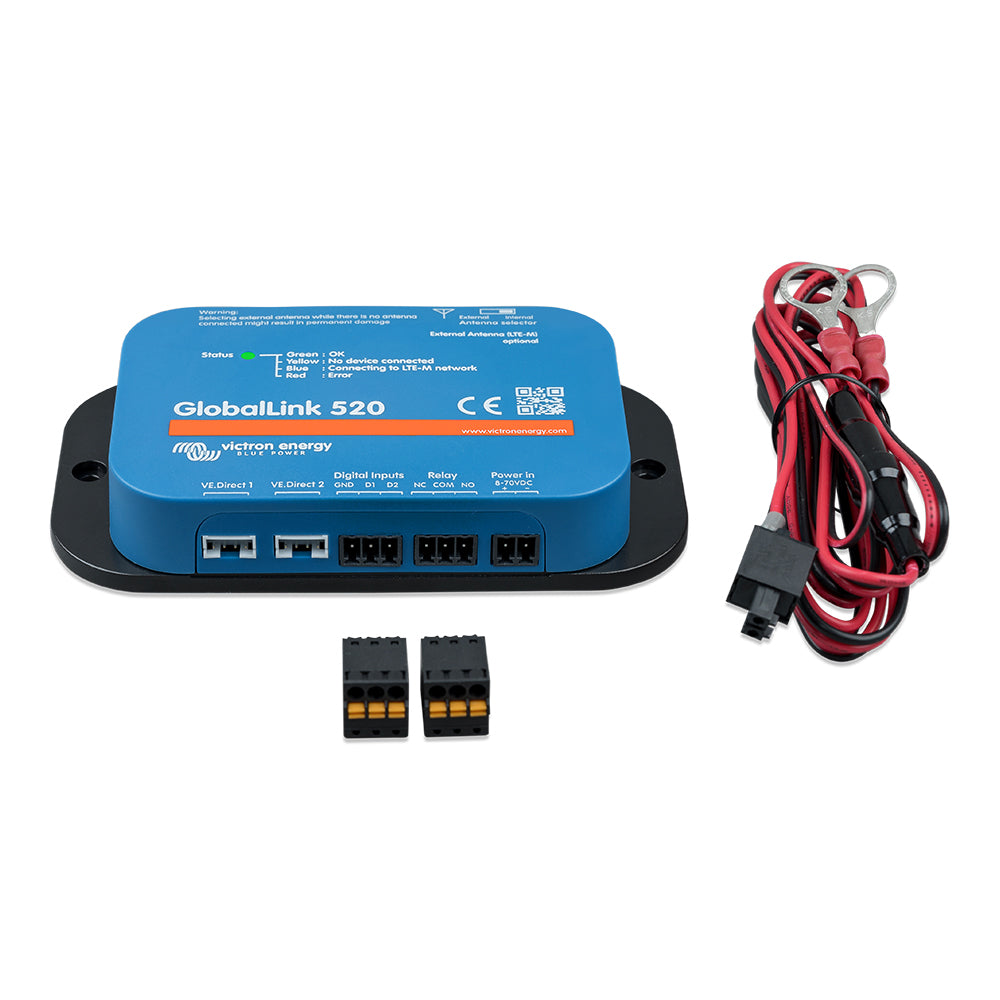 Victron ASS030543020 GlobalLink 520 4G LTE-M Remote Monitoring Device w/5-Year Pre-Paid SIM Card Uses ATT T-Mobile