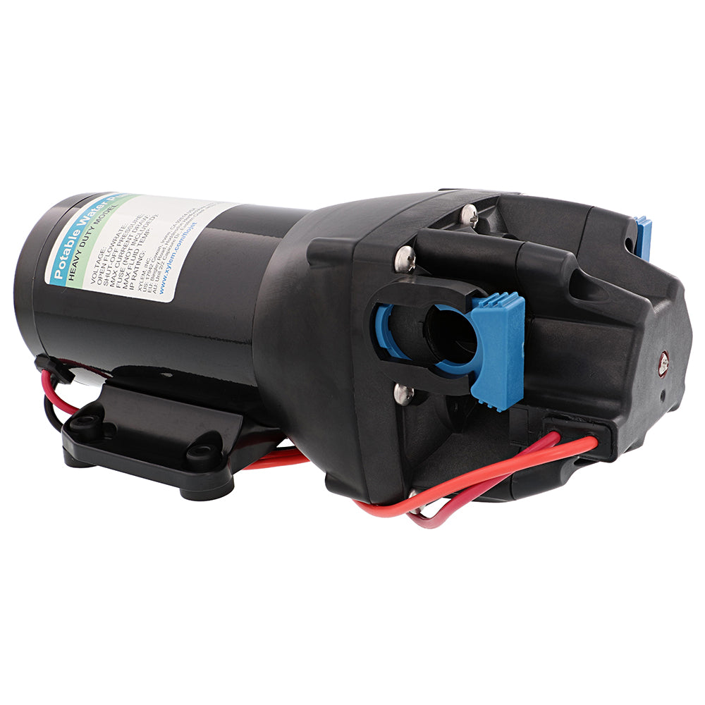 Flojet Q402V-117S-3A Heavy Duty RV Water Pump w/Strainer - 24V - 4GPM - 50PSI