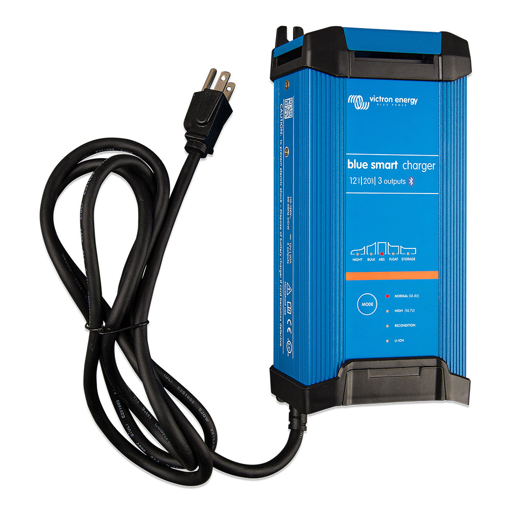 Victron BPC122045102 Blue Smart IP22 12VDC 20A 1 Bank 120V Charger - Dry Mount (UL1236)