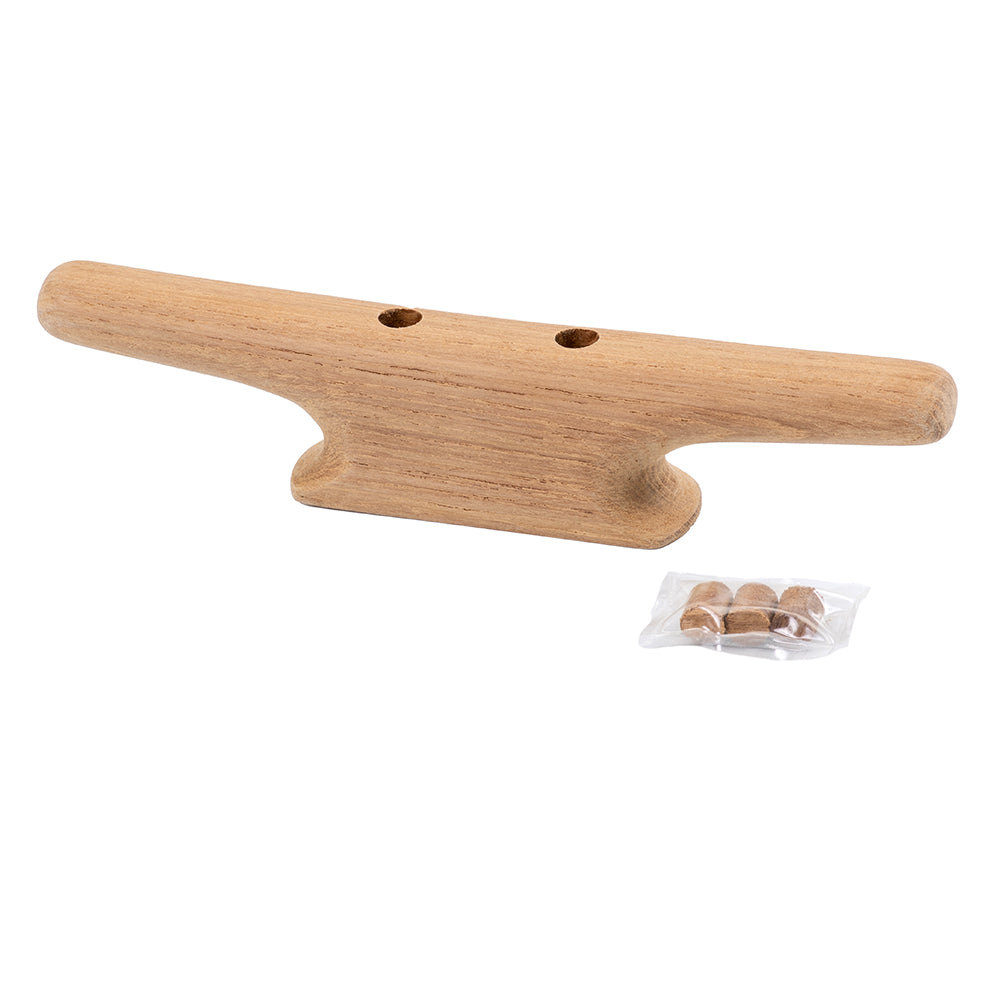 Whitecap 60401 6" Cleat - Teak